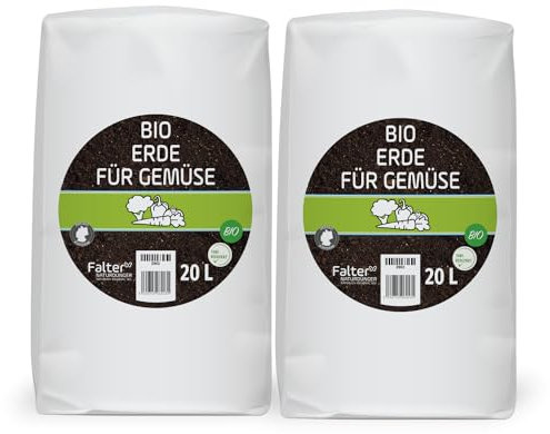 Falter Bio Hochbeet- und Gemüseerde 2 x 20 Liter