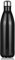 Bouteille d'eau Acier Inoxydable, Gourde Isotherme Réutilisable Gourde Inox sans BPA isolé à Bouteille Isotherme pour Froide Pendant 24heures, Chaude Pendant 12 Heures (Noir, 750ml)