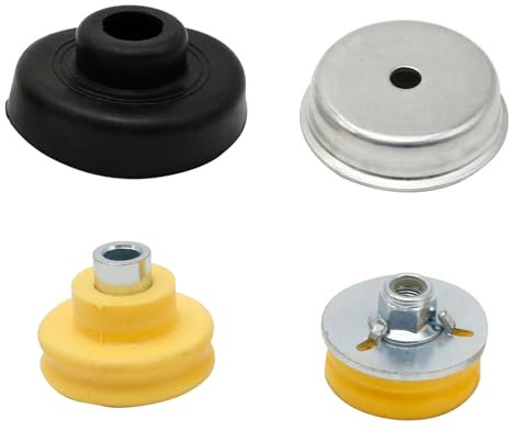 Hoypeyfiy 4 Pcs Rear Shock Absorber Suspension Top Strut Mount with Dust Cover Shock Cap Replacement for BMW 1 3 Series X1 E81 E82 E84 E87 E88 E90 E91 E92 E93 33506771737