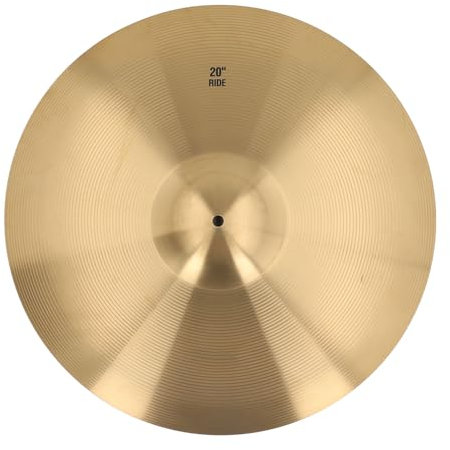 Piatto Crash, Piatto Crash da 14 Pollici 18 Pollici 20 Pollici per Set di Batteria, Piatto Crash Tradizionale in Ottone con Fori, Piatto per Batteria Jazz in Ottone Dal Suono (20