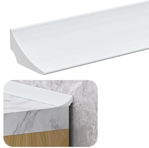 100cm Joint Porte Douche, Seuil De Douche Barrage D'eau De Douche Pliable, Silicone Joint Douche Water Stop, Joint Etancheite Douche, Joint Porte Douche en Silicone Autocollant (Blanc)