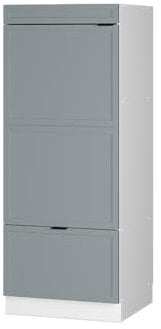 Vicco Armoire Micro-Ondes Fame-Line, Bleu Clair-Gris, 60cm