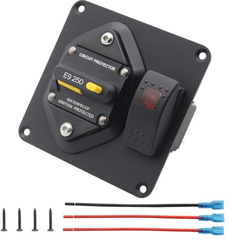 Woedpez 50 A, 100 A, 150 A, 200 A, 250 A, 300 A, interruttore di protezione per auto, fusibili, DC12 V-24 V, impermeabile