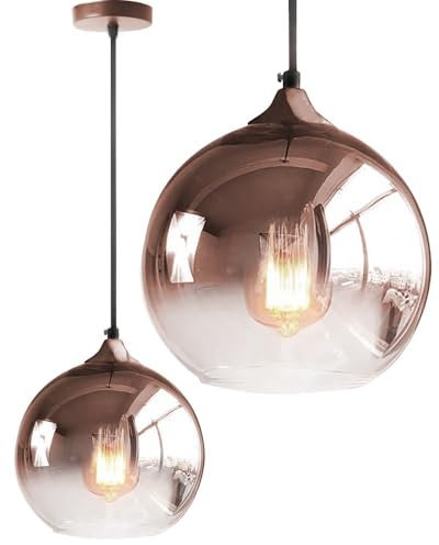 tooLight Lampe à Suspension Rose Gold APP 313-1CP Suspension luminaire Lustre Plafonnier Éclairage de Plafond pour Salon Chambre Cuisine