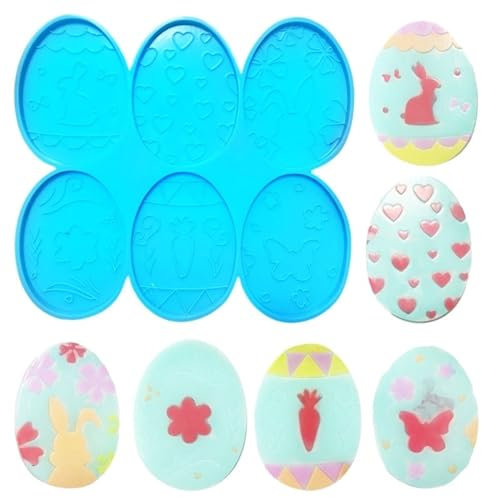Fitooles Form für Eier, Schlüsselanhänger, Anhänger, Zement, Beton, Exploy-Harz, Silikon-Ohrringformen, Schmuckherstellung