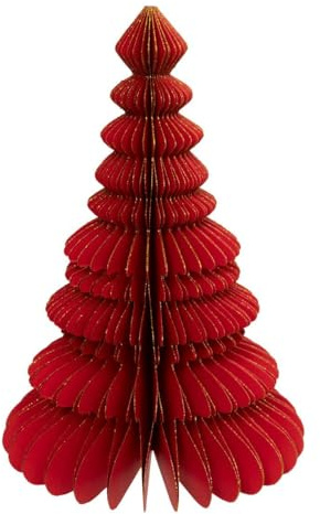FEERIC LIGHTS & CHRISTMAS - Albero di Natale in Carta h.30cm Rosso