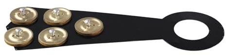 Lbvzxkad Schlagzeug-Becken-Glockenringe, Becken-Glocken, Zubehör, Schlagzeug-Set, Becken-Glocken für Schlagzeug, Becken, Schlaginstrument, D