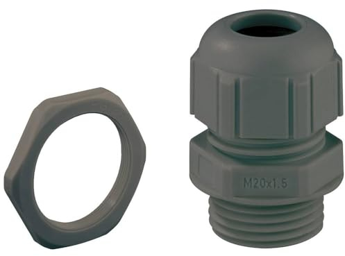 Spelsberg 22703201 Cable Gland Impact Resistant with Strain Relief with Locking Nut M32 Plastic