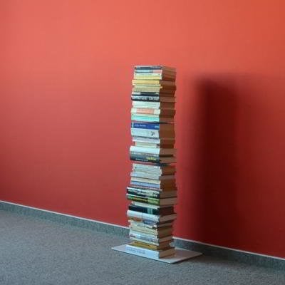 Radius Bücherregal Booksbaum 2 Weiss einreihig stehend klein - 734 b