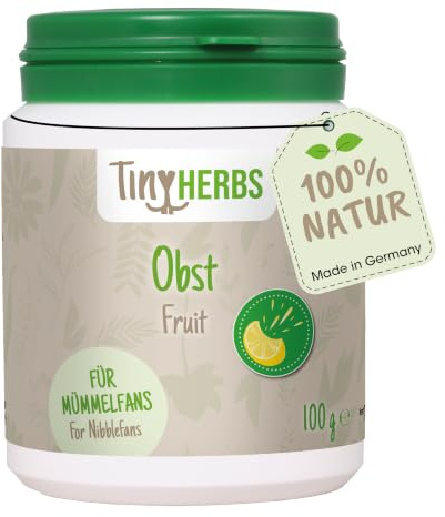 cdVet Naturprodukte TinyHerbs Obst 100 g - Natürliche Vitaminquelle für ausgewogene Ernährung