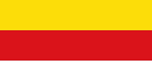 magFlags Flagge: Large Generische Flagge gelb/rot/weiß im Format 5 zu