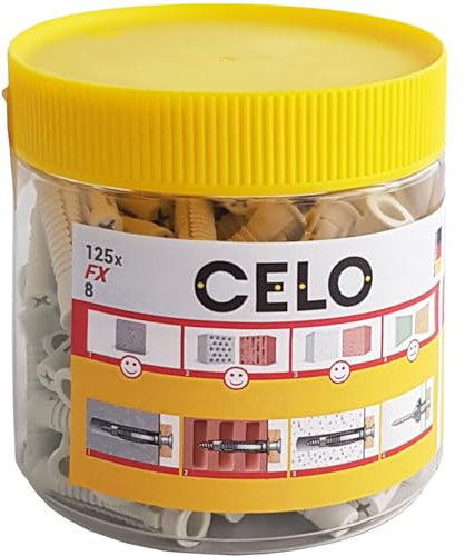 Apolo Mea 910Expfx - Taco de Nylon Tipo Fx 10 En Bote Plástico 70 Pcs Por Bote, 1 Unidad