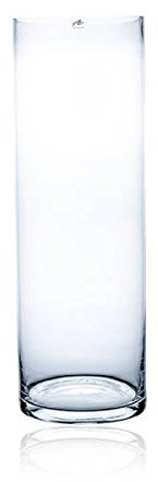 Sandra Rich Bodenvase, Blumenvase Zylinder CYLI H. 75cm D. 25cm Glas rund