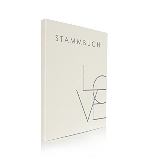 Hochzeitideal Stammbuch der Familie Serie Love A4 Creme