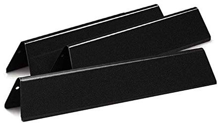 Hongso PPG635 Porcelain Steel Flavorizer Bars Replacement for Weber Spirit E210 and Weber Spirit 200 Series Gas Grills, Set of 3 (15 1/4 Long), Aftermarket Replacements