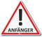 iSecur Auto-Magnet-Schild Anfänger! I 12,6 x 11 cm I Vorsicht Achtung Fahranfänger I für Kfz Auto LKW I abnehmbar wetterfest magnetisch I hin291