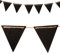 alles-meine.de GmbH 1,4 m - Girlande/Wimpel - Kreide - Holz Tafel - Beschreibbar + selbst Beschriften - Hochzeit/Jubiläum/Kindergeburstag - Schule - Kinder/Partykette..