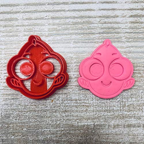GoSolid3D Fish Emoji Plätzchen Ausstechform Plätzchenausstecher Backen Cookie Cutter Lebensmittel Qualifiziert/Food Safe