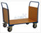 ADB Transportwagen mit 2 Holzwänden, 160L 1140xB700xH500mm