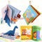 Richgv Baby-Spielzeug 6 bis 12 Monate, 2 Stück interaktive 3D-Bücher für Baby 0-6-12 Monate & Kleinkind 1-2 Jahre, weiches Stoff-Bücher, beschäftigte Bücher, Spielzeug, Geschenke für Jungen, Mädchen