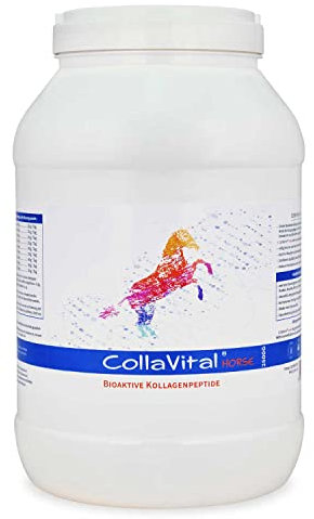 CollaVital® Horse Premium Kollagen Pulver 2500 g - Gelenkpulver aus bioaktiven Kollagen Hydrolysat für Pferde - Geschmacksneutral - 2500g bioaktive Kollagenpeptide - Protein Booster - Germany DE