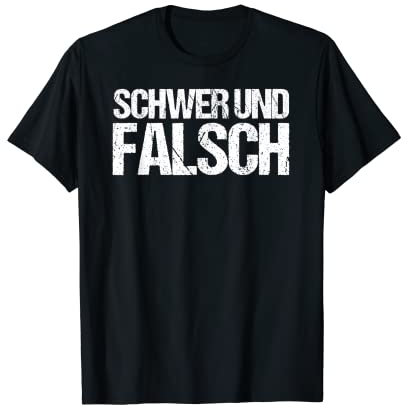 Kraftsport Schwer und Flasch“ Gym Workout Fitness T-Shirt