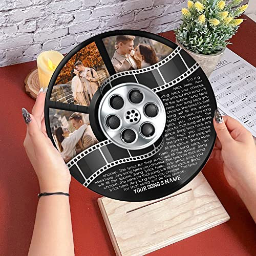 Personalisiertes Acryl-Schallplattendisplay Mit Songtexten, Romantische Jahrestagsgeschenke Für Sie, Individuelles Vinyl-Schallplattenfoto, Geburtstagsgeschenke Für Ehemann, Freund, Hochzeitsgeschenk