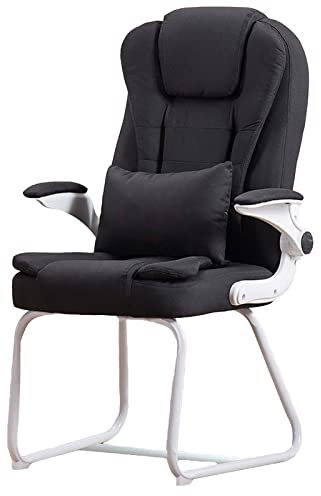 EyeWeb Bürostuhl, Gaming-Stuhl, Computerstuhl, Büro-Gästestuhl ohne Rollen, Wartezimmerstühle aus PU-Leder, bequemer Konferenzstuhl mit Armlehnen, Moderne Esszimmerstühle, Stabiler Sitzstuhl Hopeful