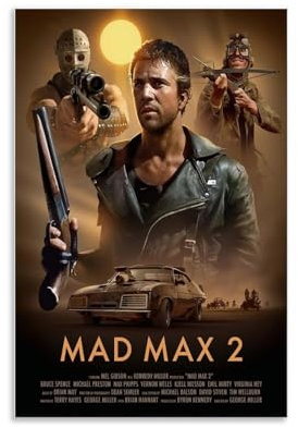 INEOUT Mad Max 2 Poster, dekoratives Gemälde, Leinwand, Wandposter und Kunstdruck, modernes Familienschlafzimmer-Dekor-Poster, 60 x 90 cm