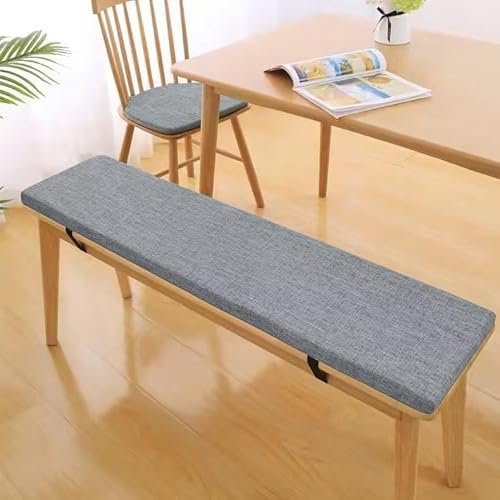 3CM Dicke Sitzauflage Sitzkissen Bank, Bankauflage Bankkissen, Waschbare Stuhlkissen Bankpolster, Gartenbank Auflage Outdoor, Sitzkissen Groß für Stuhl Boden Bürostuhl,Himmelblau, 110x45x3cm