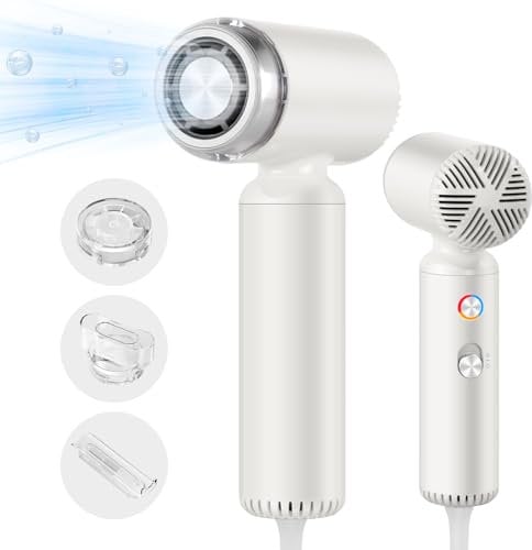 Webeauty Föhn, [Superleicht] Ionen Haartrockner, 110.000 U/min Hochgeschwindigkeit Haarföhn, 200 Millionen negative Ionen, schnell trocknend, Reisefön leicht und tragbar, für Familie und Reisen, Weiß