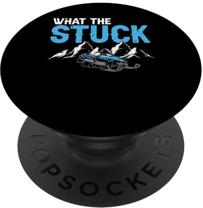 Schlitten Wintersport Design für Snowmobiler PopSockets mit austauschbarem PopGrip