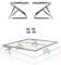 P17- ALZARETE GET-UP LETTO MATRIMONIALE | Kit Completo: 2 Trapezi + 2 Pistoni a Gas 1100N + 4 Clips | Meccanismo Sollevamento Orizzontale