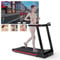 DeerRun Raceable Laufband Geeignet für High-Tech-Geräte, Laufband für Zuhause mit 158 KG Tragfähigkeit und APP-Steuerung, 2573W Treadmill Klappbar mit Trainingskursen und Multi-Runner-Rennen