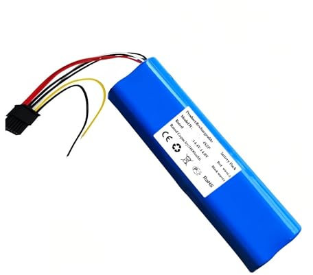 Batería for Robot Aspirador de 5600 mAh y 14,4 V. Compatible con Cecotec Conga 5090 y 6090.(6800mAh)