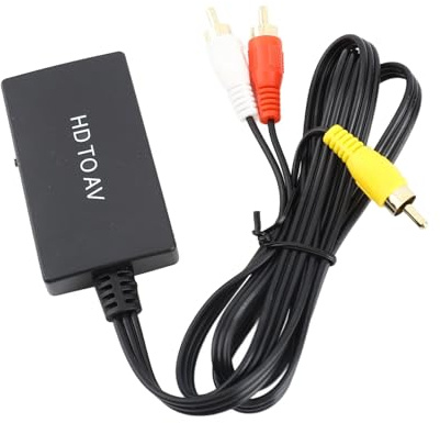 HD Multimedia Interface Video Converter Portable Plug and Play for HD PVR, Top -Box auf Old TV -Adapter, ABS Material, Einstellen