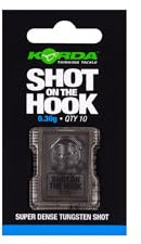 Korda Shot On The Hook 0,30 g, 10 Stück, verbessert Karpfenangeln, reines Wolfram, für Bodenköder oder Wafter Rigs, einfach zu bedienen und wiederverwendbar, passend für Hakengrößen 8, 6 und 4 mit