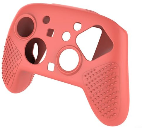CWOQOCW Coque de protection en silicone pour manette Switch Pro - Antidérapante - Accessoire de jeu avec design de ventilation - Rouge