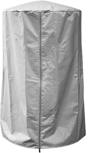 Huxibai Housse de chauffage d'extérieur résistante à l'eau et aux rayons UV 420D Oxford Protection complète verticale pour mur, table, porche et jardin