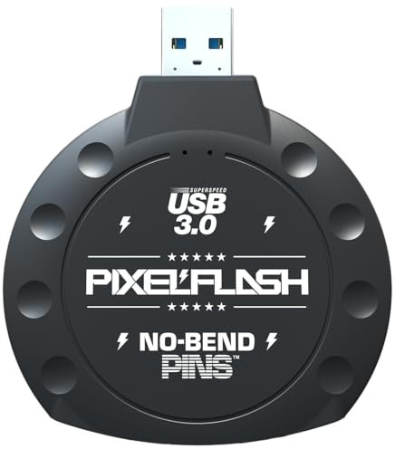 PixelFlash PFUSB3CFRD USB 3.0 Black Memory Card Reader (CF, USB 3.0, Black)