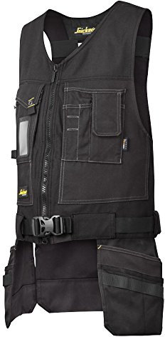 Snickers 42540404006 Size Large Canvas+ Tool Vest - Black