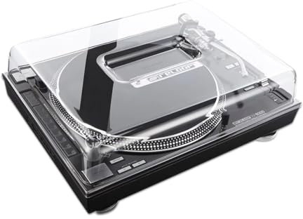 Decksaver Cover for Reloop RP 7000 (MK2) & 8000 (MK2) - Super-Durable Polycarbonate Protective lid in Smoked Clear Colour, Made in The UK - The DJs' Choice for Unbeatable Protection