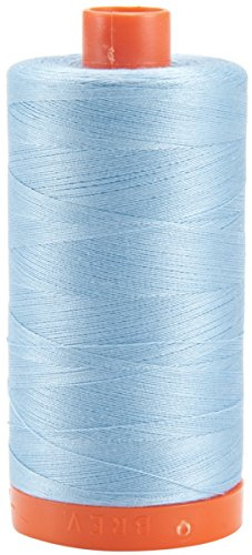 Aurifil Mako Cotton Thread Solid 50wt 1422yds Robins Egg
