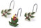 Spode Duschvorhanghaken, Feiertags-Dekoration, Weihnachtsbaum-Kollektion, 12 Stück