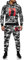 OneRedox Herren Jogginganzug Sportanzug Modell 979 Camouflage Camou White XS