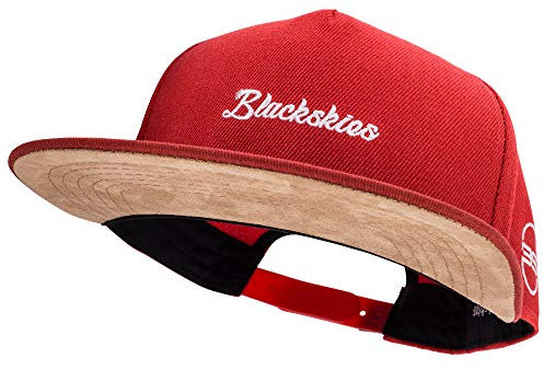 Blackskies Snapback Cap Herren Damen Baseball Mütze Kappe Wildleder Basecap, Horizon, Einheitsgröße