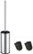 BGL Toilet Brush Holder Chrome, Stainless Steel Chrome Round Freestanding Toilet Bowl Brush and Holder for Bathroom (chrome)