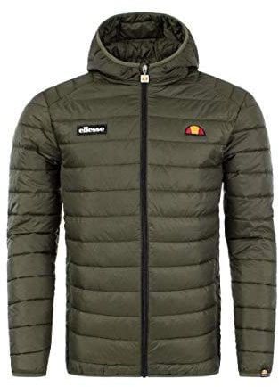 Ellesse Homme Lombardy Padded Jacket Homme, Kaki, L EU