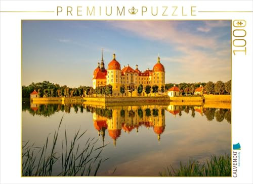 CALVENDO Puzzle Schloß Moritzburg | 1000 Teile Lege-Größe 64 x 48 cm Foto-Puzzle für glückliche Stunden