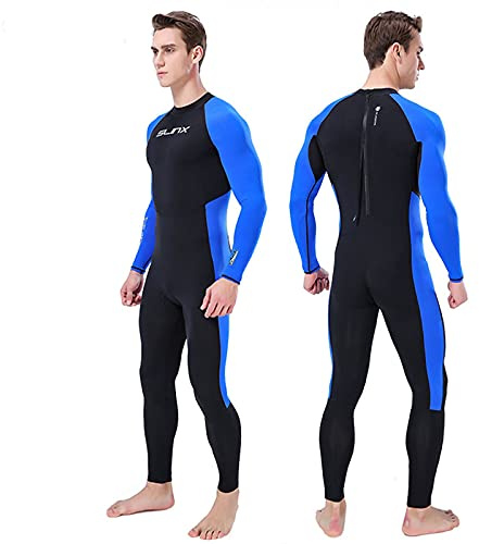 ZMMYD Muta da Uomo in Lycra per Surf, Nuoto, Triathlon e Acque Fredde - Scuba, Snorkeling, Pesca Subacquea, XXL